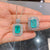 Copper Artificial Gemstone Pendant Necklace
