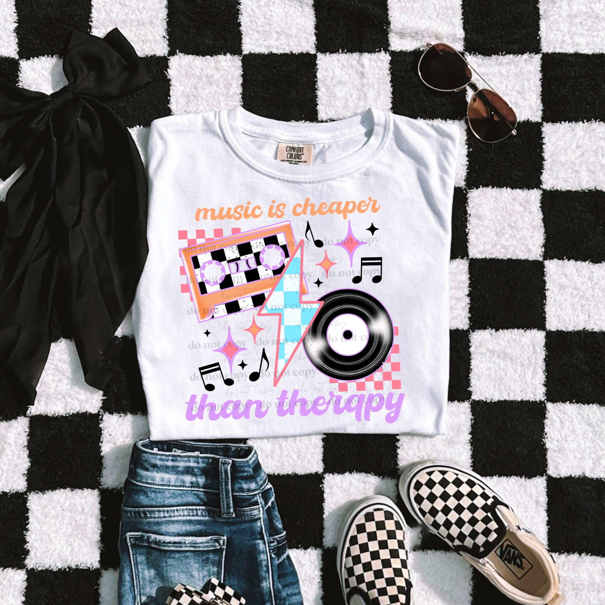 MUSIC IS CHEAPER TEE