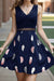 Lace Detail V-Neck Sleeveless Dress