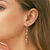 1.38 Carat Moissanite 925 Sterling Silver Leaf Earrings