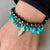Turquoise Alloy Bracelet