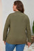 Plus Size Cutout Mock Neck Long Sleeve T-Shirt