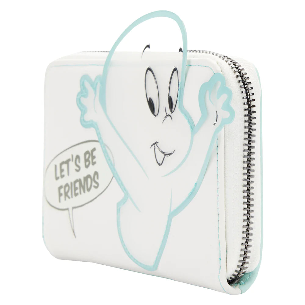 Casper the Friendly Ghost Glow Zip Around Wallet