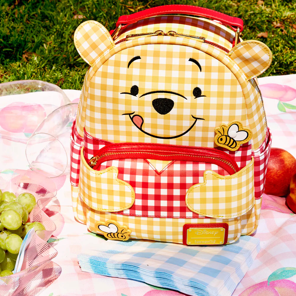 Winnie the Pooh Gingham Cosplay Mini Backpack