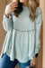 Exposed Seams Round Neck Dropped Shoulder T-Shirt